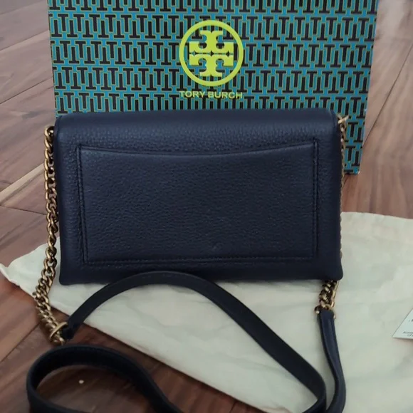 Tory Burch Kira Leather Chain Crossbody + Dust + Gift Bag Nwt❤